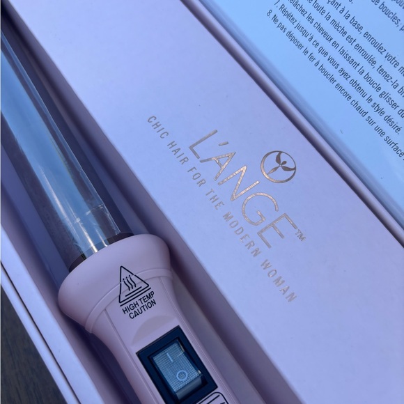 L’ange ondulé 25mm titanium curling wand blush rose - Picture 6 of 8